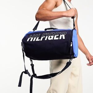 Tommy Hilfiger Riley Reversible Sport Duffle Bag - Navy